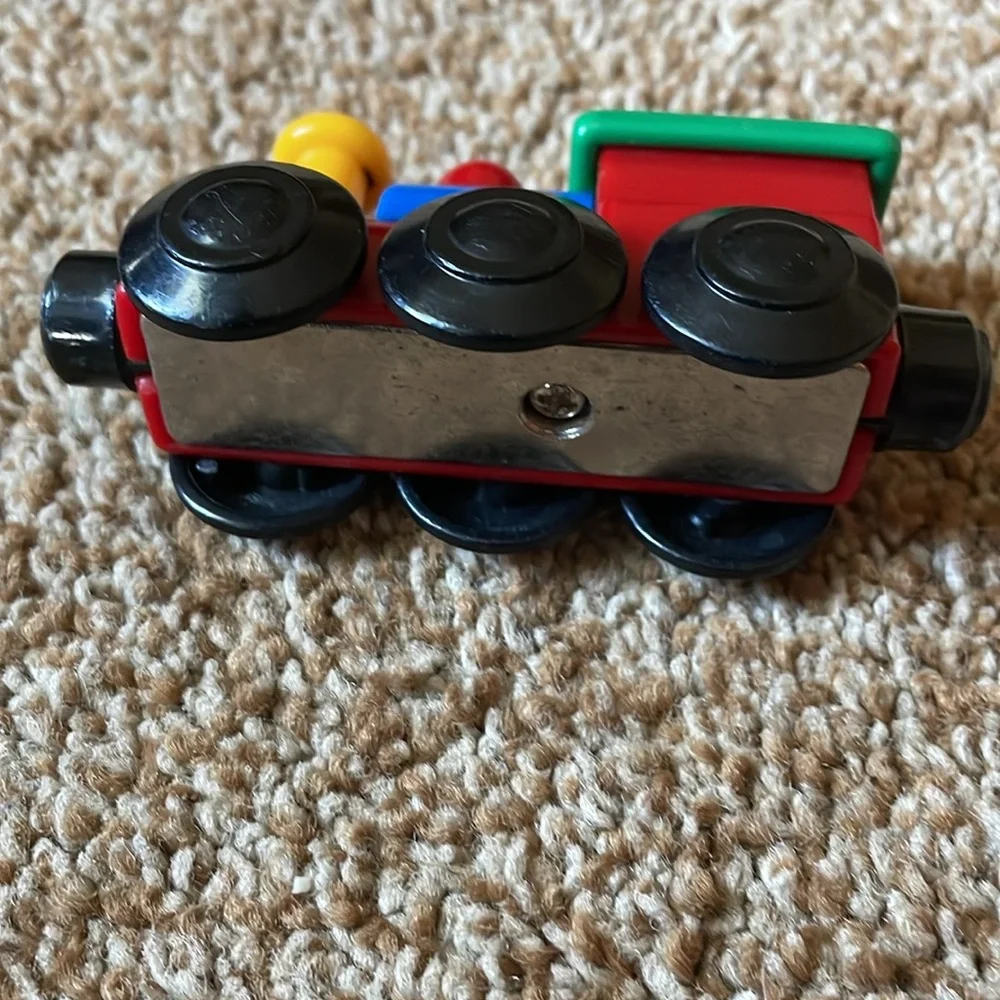Small Plastic Multicolored train Engine